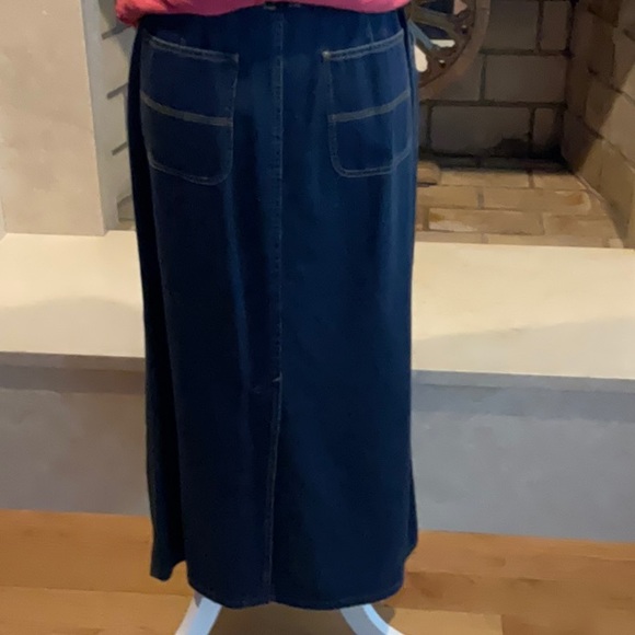 LONG PENCIL DENIM SKIRT-SIZE 12. NEW. - Picture 3 of 8